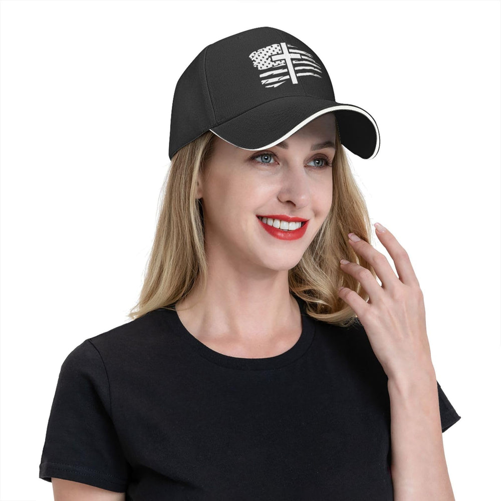 Generic American Flag Cross Hat gift-ready packaging for holidays and occasions