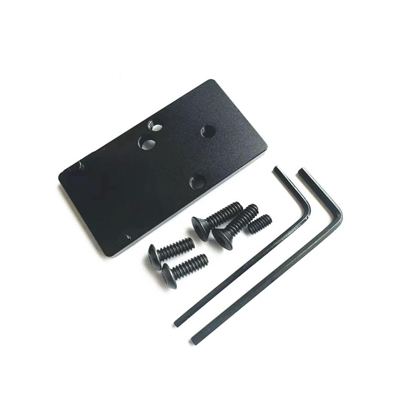 Generic APX mount plate side profile, low-profile design preserves handling.