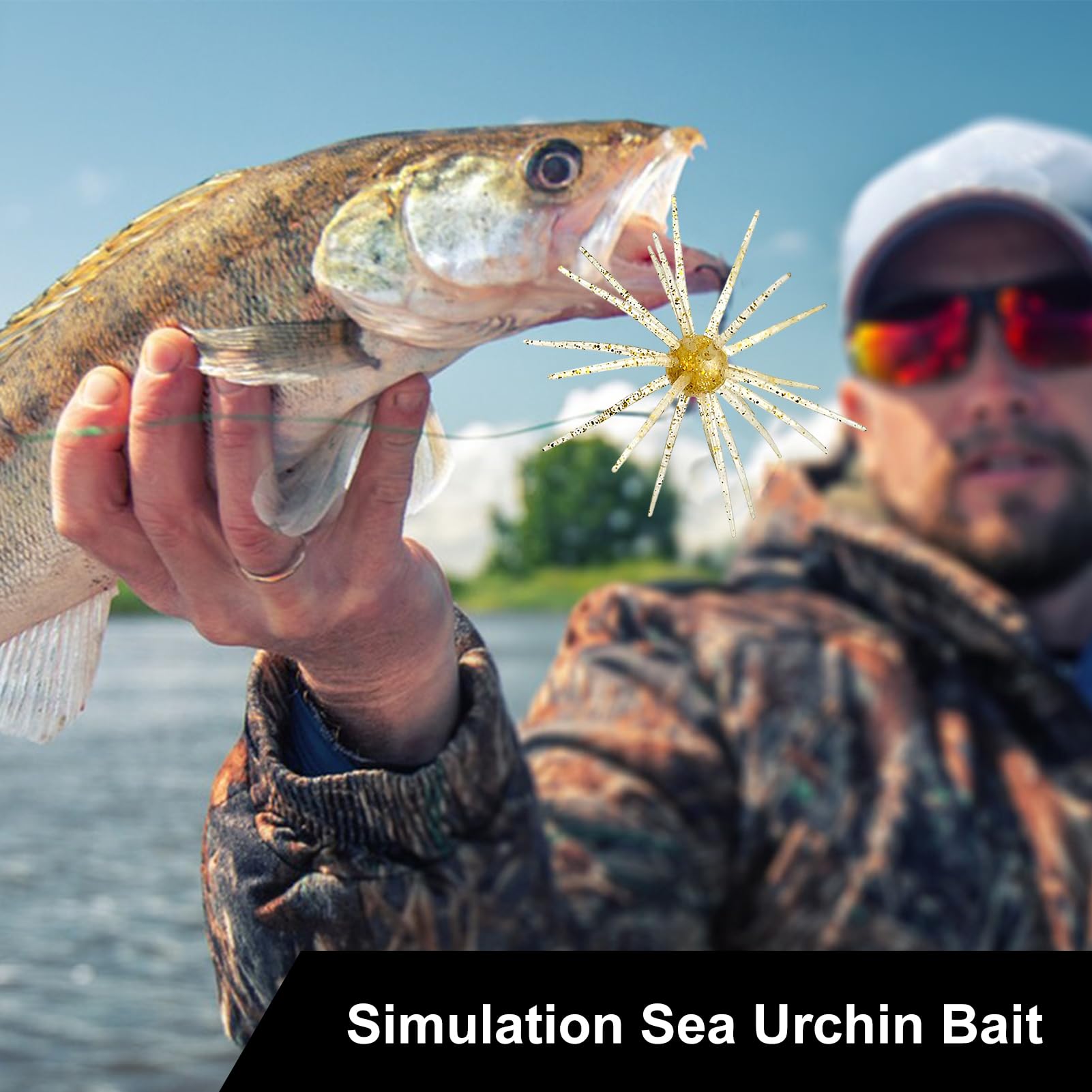 Generic Artificial Fishing Lure river and bass ready for dynamic waters.