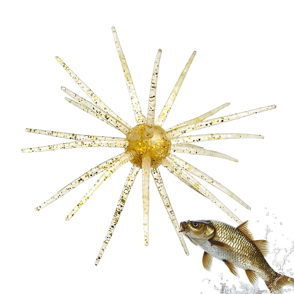 Generic Artificial Fishing Lure with sea urchin design boosts realistic attraction for shore casting.