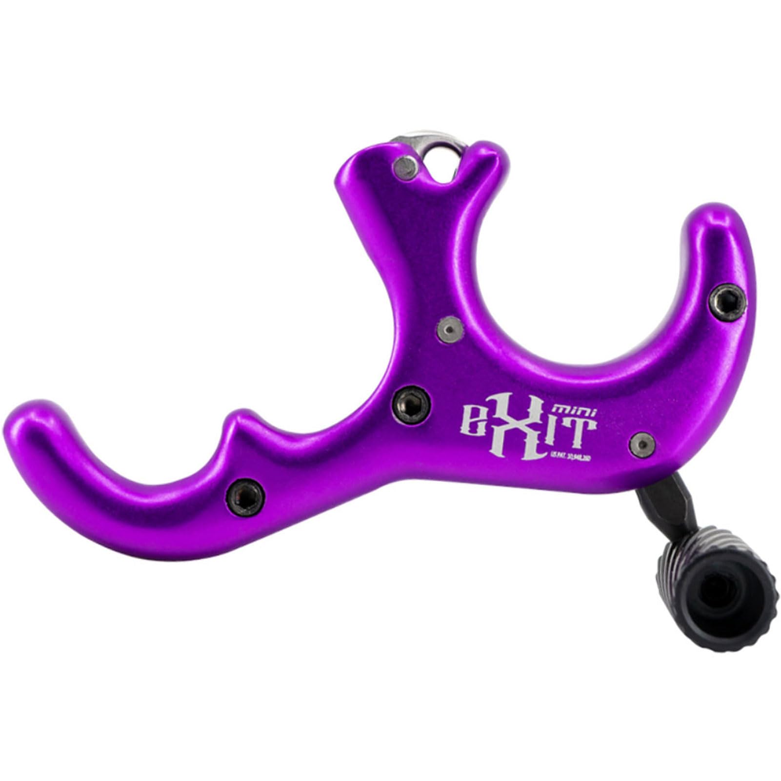 Generic B3 Exit Mini Violet front view highlights compact design for comfortable daily archery practice.