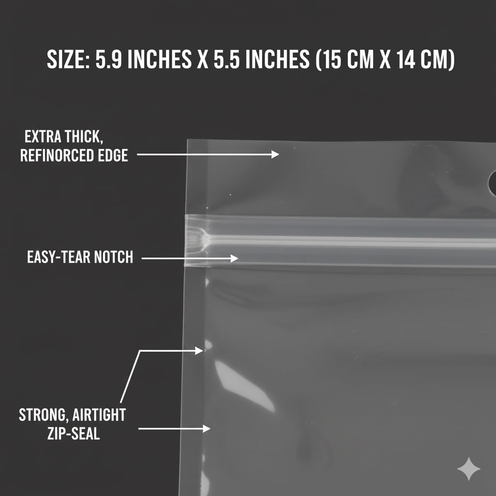 Generic storage bags in multiple sizes for tackle storage and quick access.