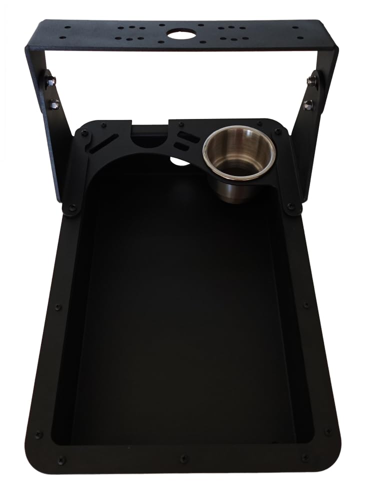 Generic Baldwin Iron Works left bracket forms stable graph mounting on recessed trays.