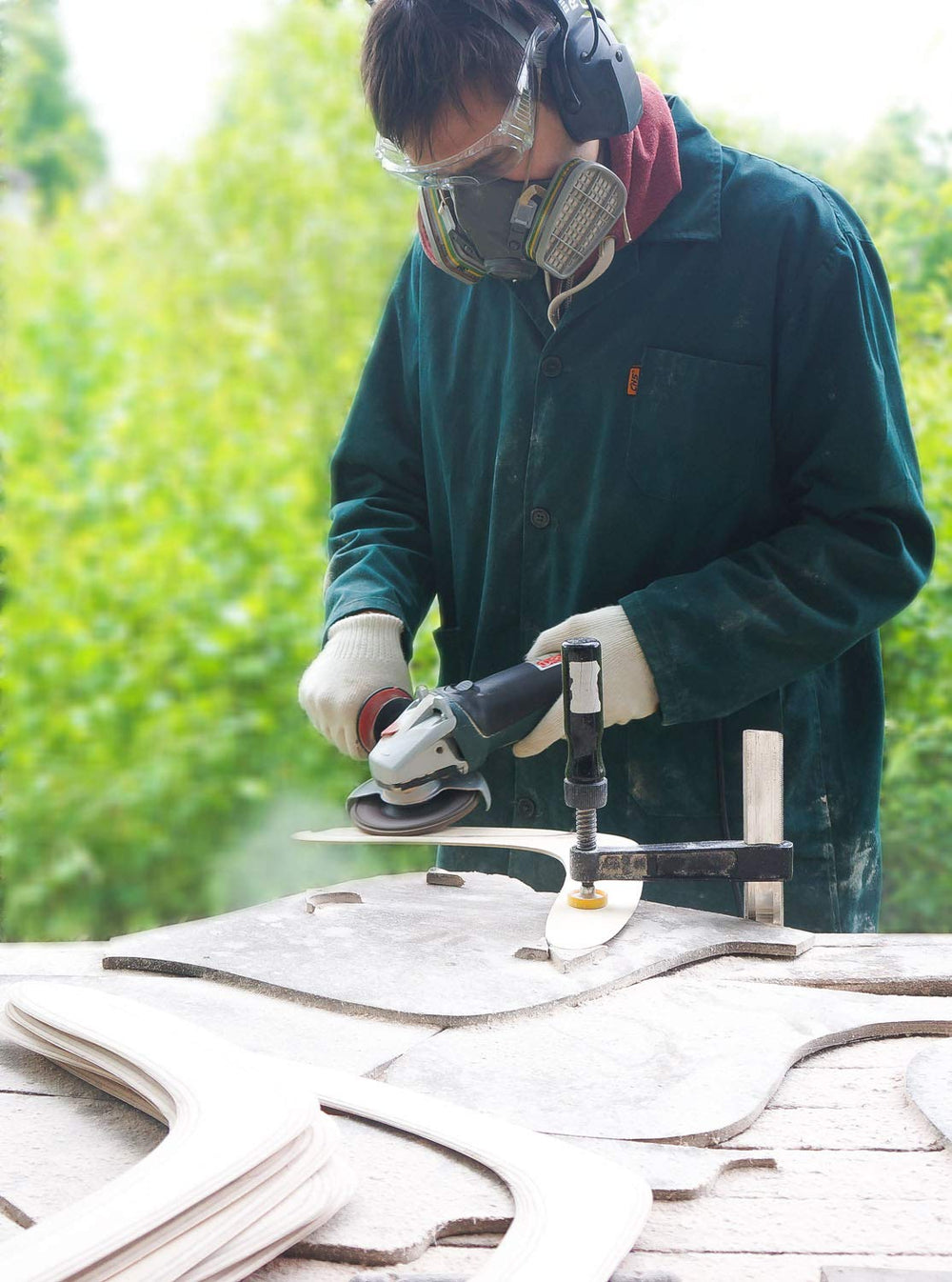 Generic handcrafted woodwork and smooth finish reflect artisanal quality and care.