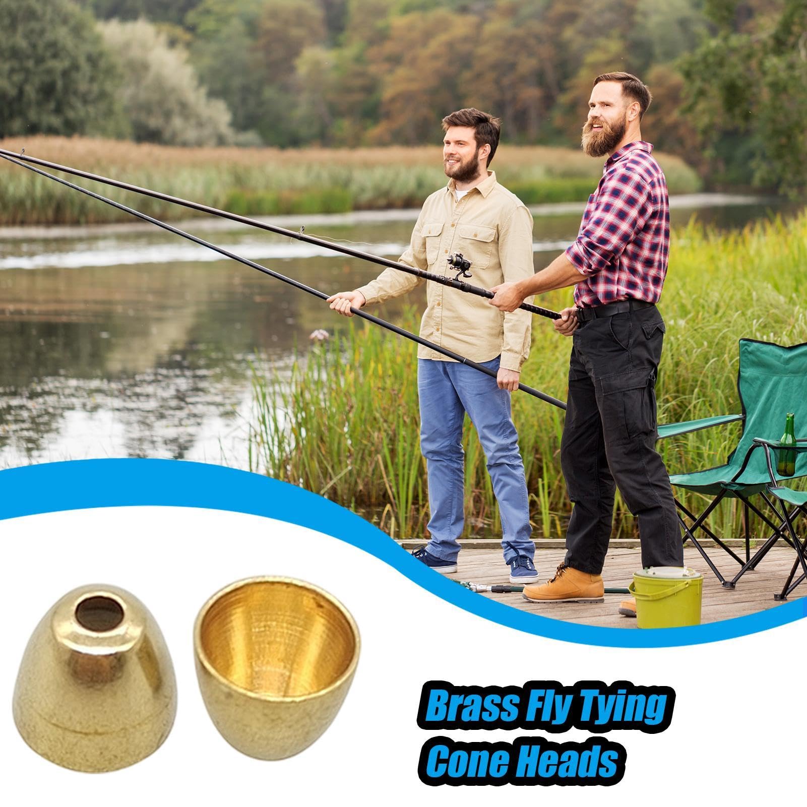 Generic Brass Cone Heads in packaging highlight long-lasting construction