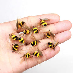 Generic bumble-bee lure designed for stealthy casting and action.