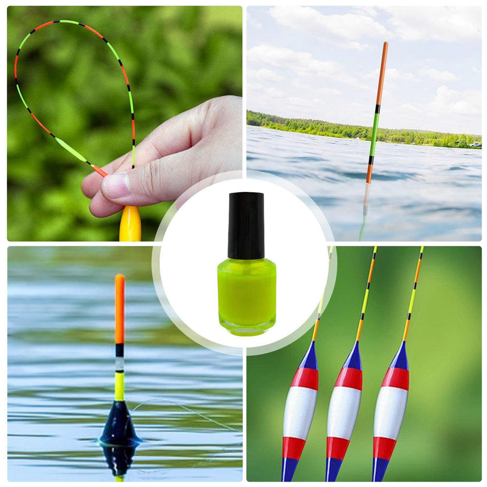 Generic Buoy Paint with brush ready for quick outdoor use.