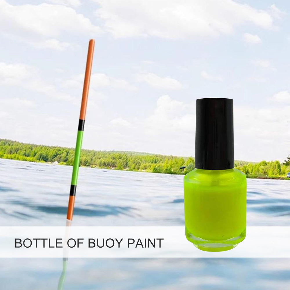 Generic Buoy Paint fluorescent finish highlights lure visibility outdoors.
