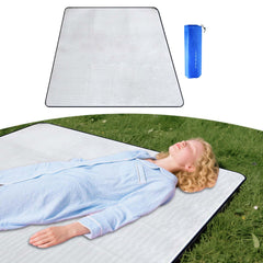 Generic camping mat folded compact for easy packing and storage.