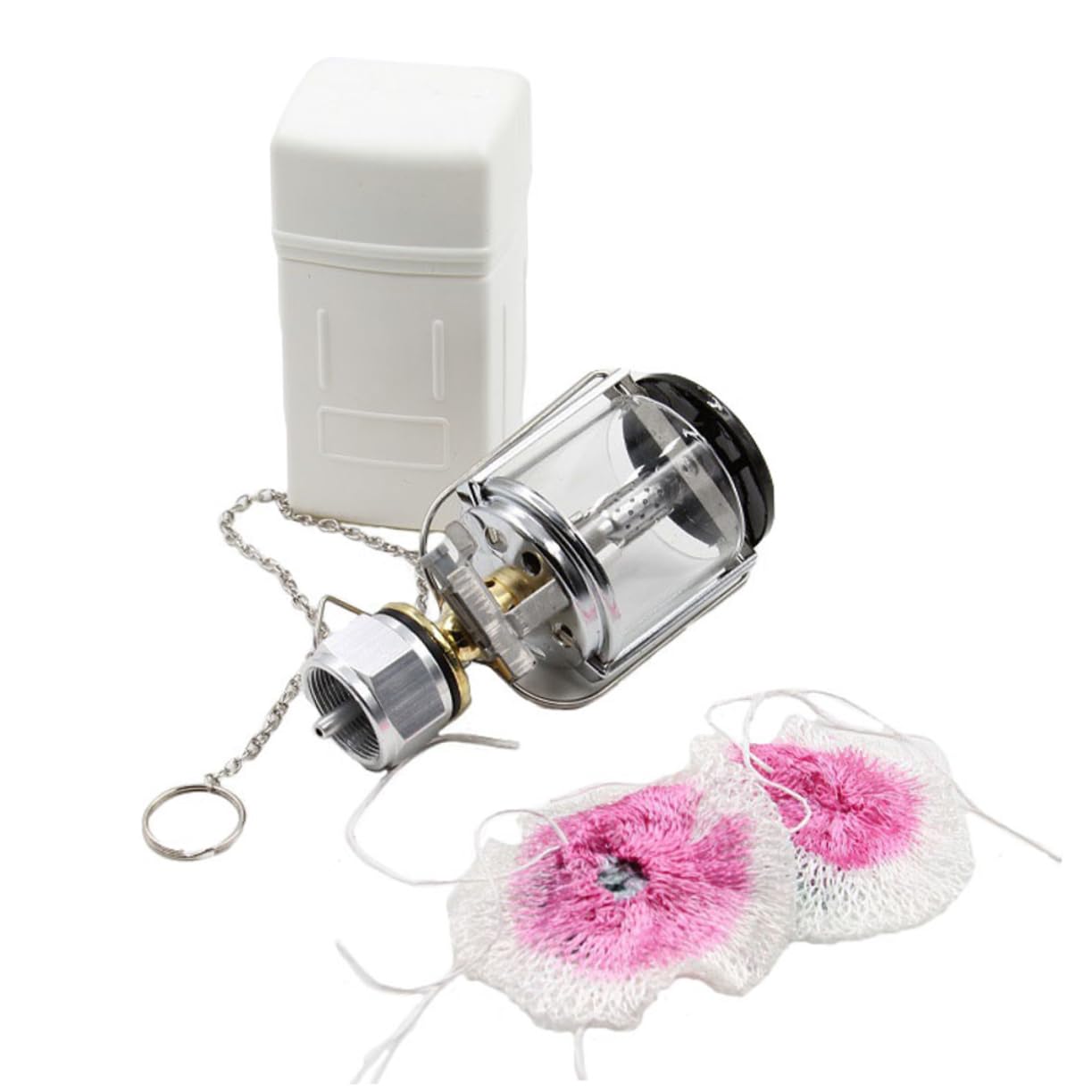 Generic Camping Propane Lantern assembly for quick outdoor setup
