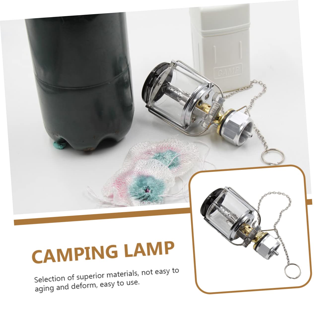 Generic Camping Propane Lantern warm illumination for campsite ambiance