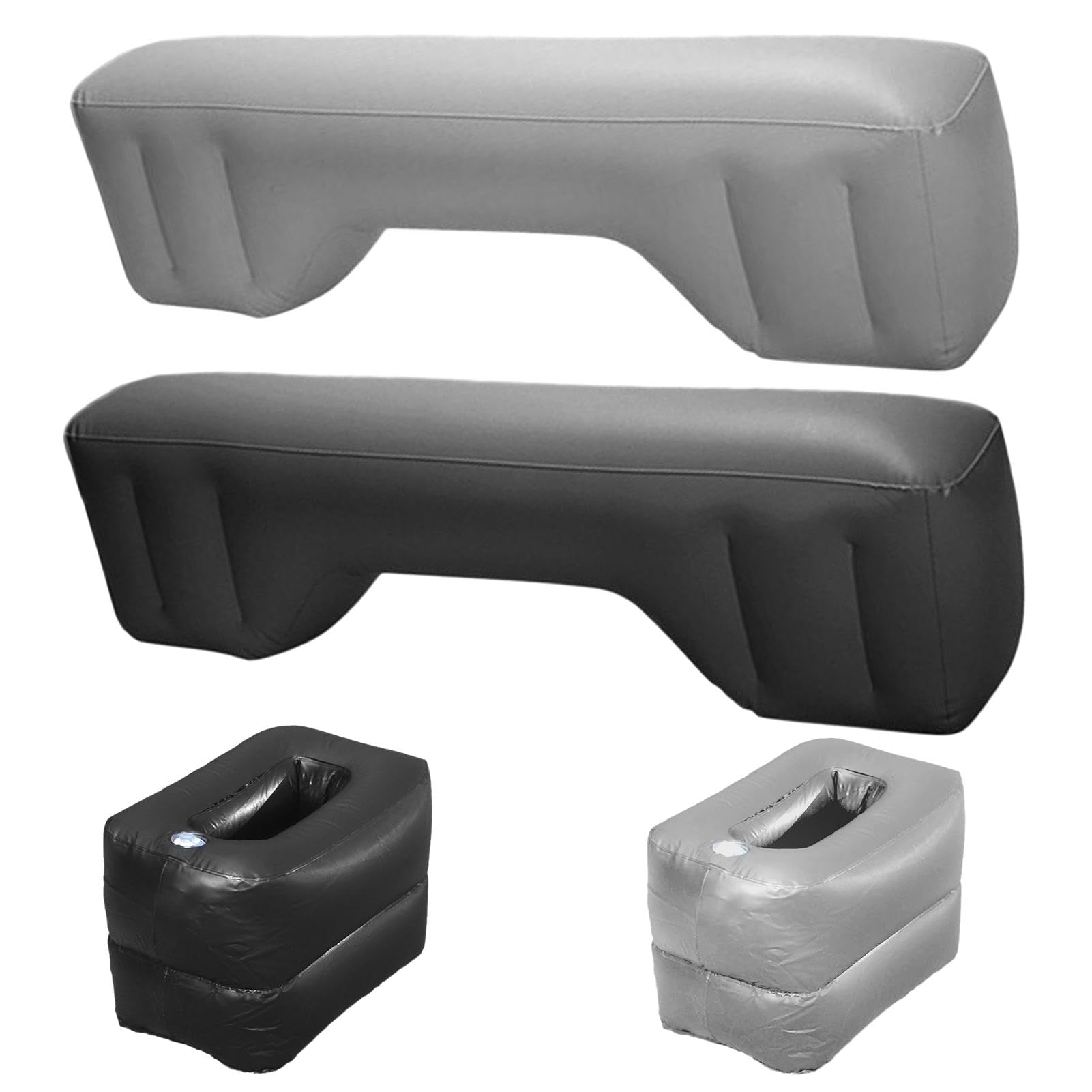 Generic car air mattress back seat provides portable rest on long road trips