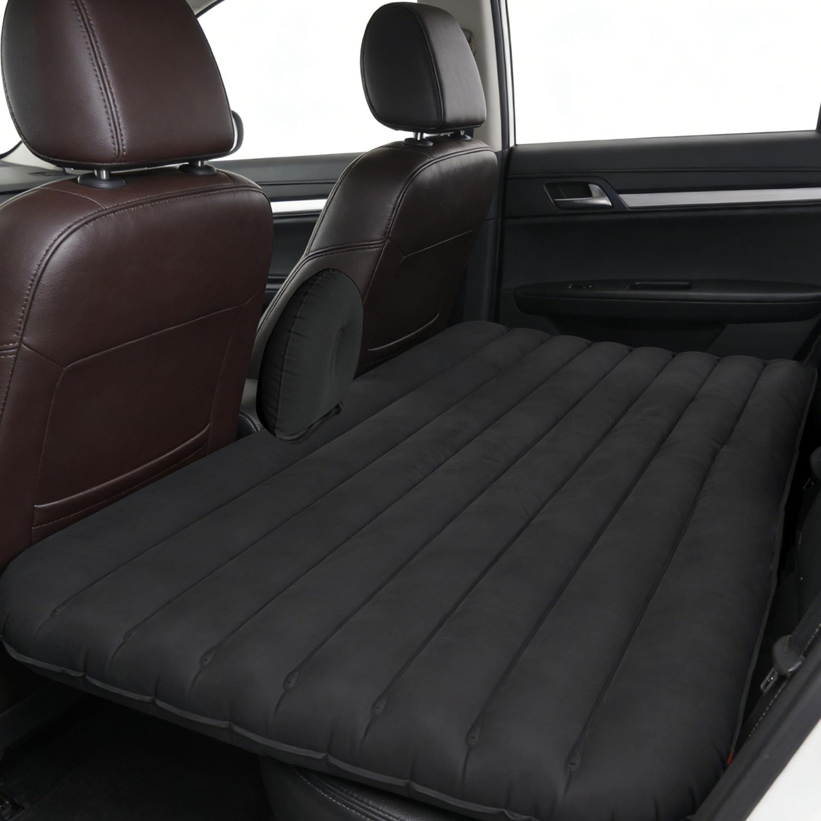 Family road-trip use with the Generic car air mattress inside a car