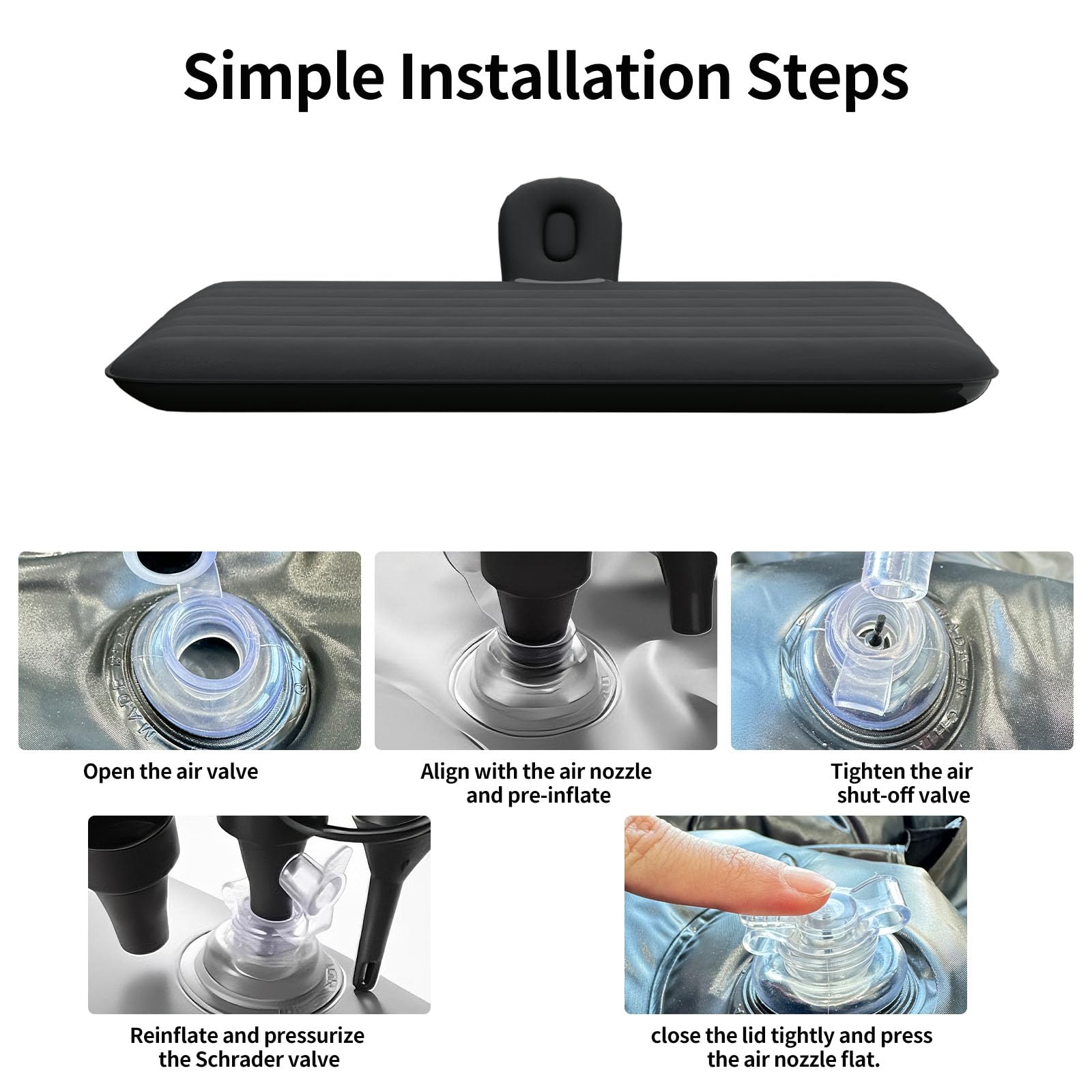 Storage bag included with the Generic car air mattress for easy packing