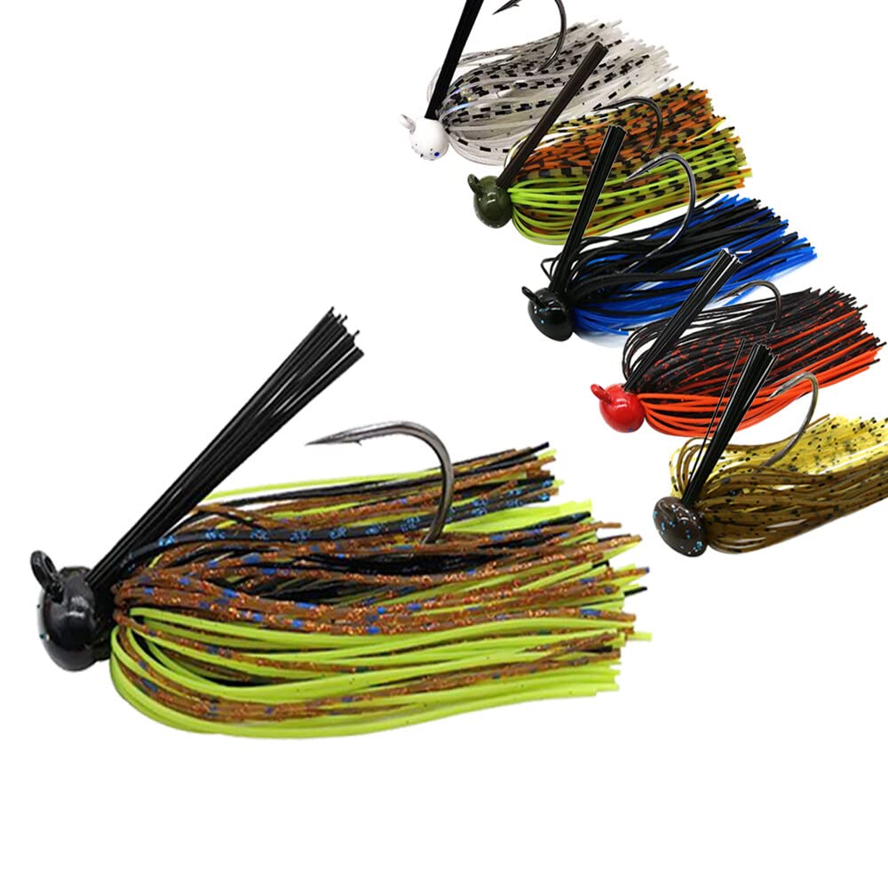 Generic bass jig chatter bait wobble for smooth water action.