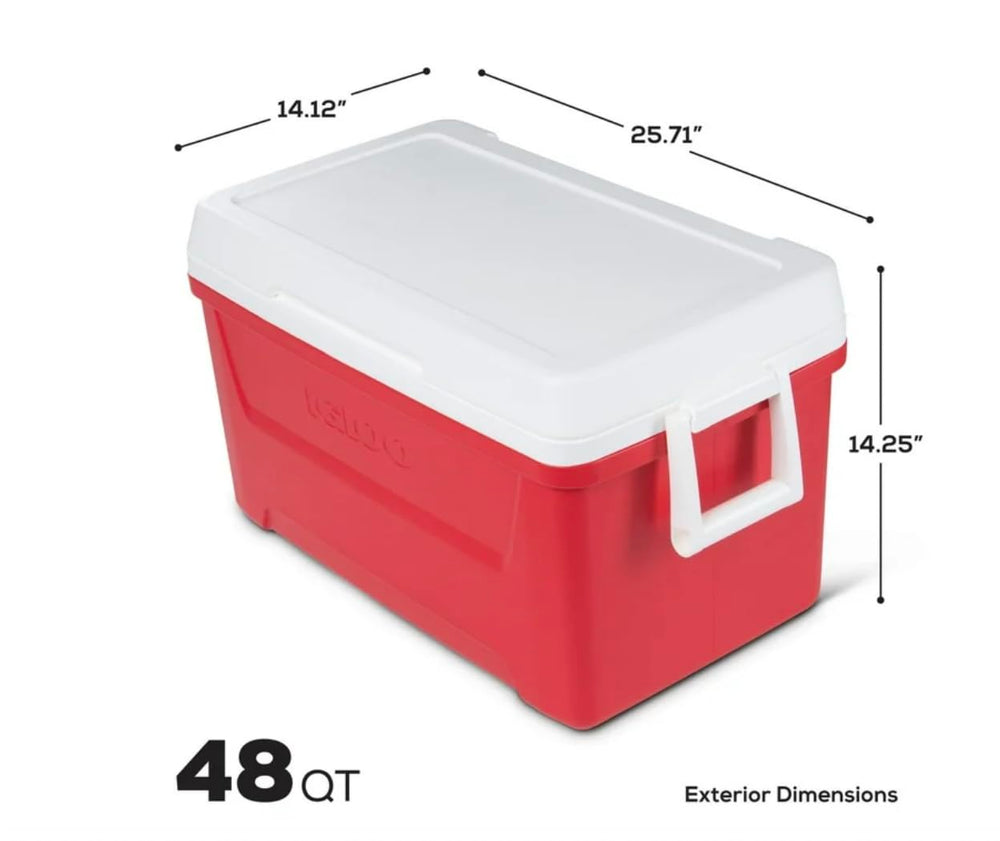 Generic ChillMaster Cool Riser Technology demonstrates improved airflow for longer cold retention.