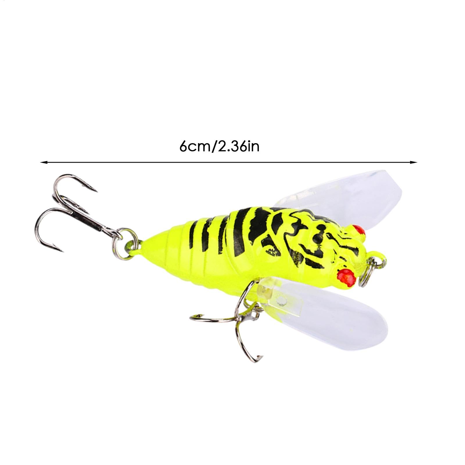Generic Cicada Fishing Catcher ideal for lakes and ponds during freshwater trips.