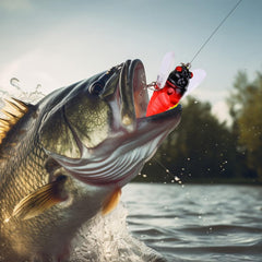 Generic Cicada Fishing Catcher features noise beads to tempt wary fish.