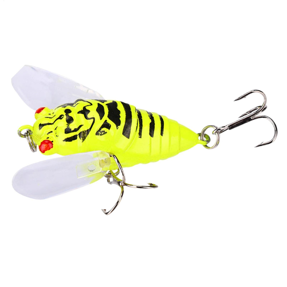 Generic Cicada Fishing Catcher with noise beads boosts attraction in freshwater.