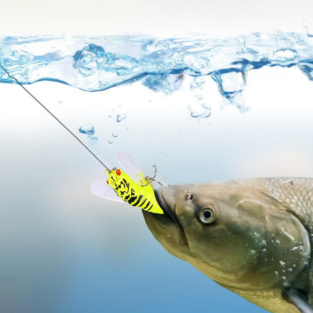 Generic Cicada Fishing Catcher features realistic cicada design for enticing cautious fish.