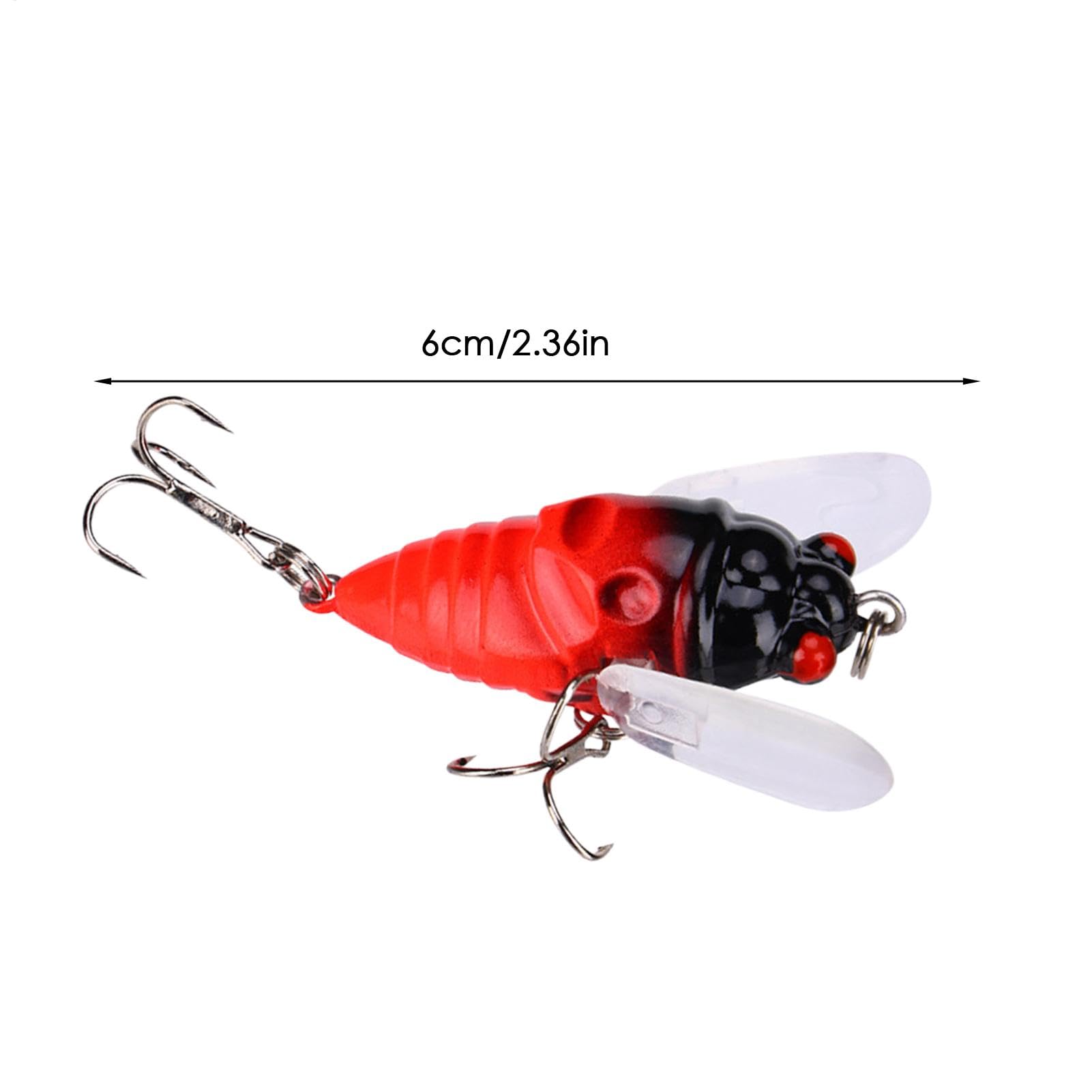 Targets bass, perch, and Mandarin fish with realistic look and sound.