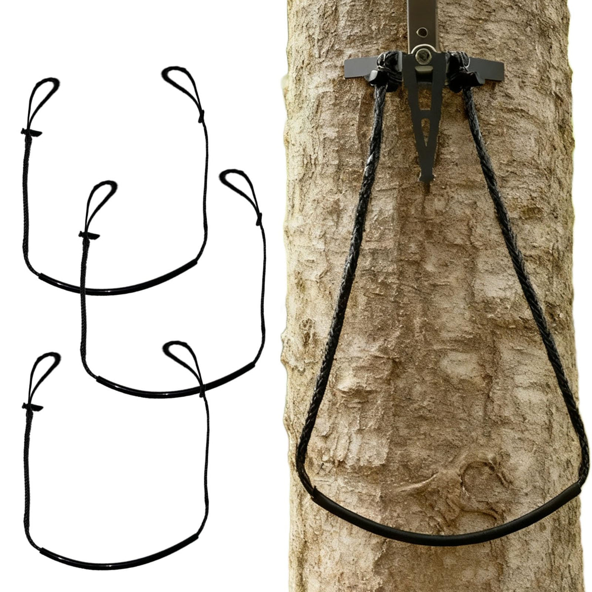 Generic climbing stick aider hand-braided-uhmwpe for secure ascents with gear support.