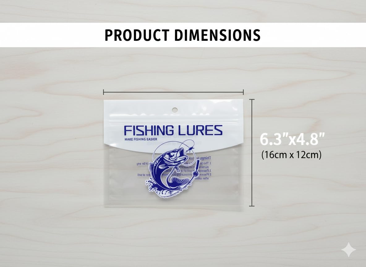 Generic compact lure bag 16x12cm keeps gear organized in a tackle box