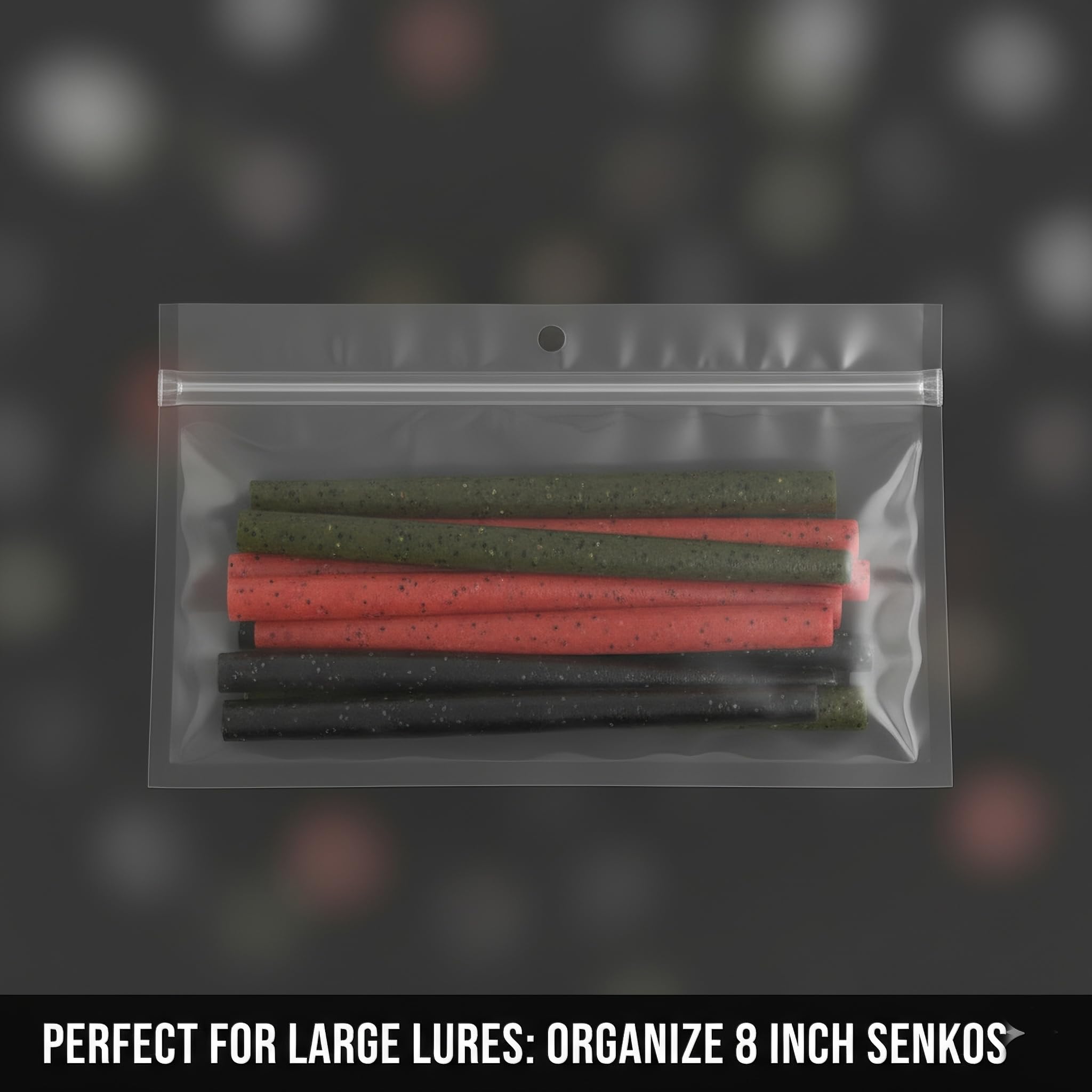 Generic airtight waterproof protection keeps lures dry and ready for action.