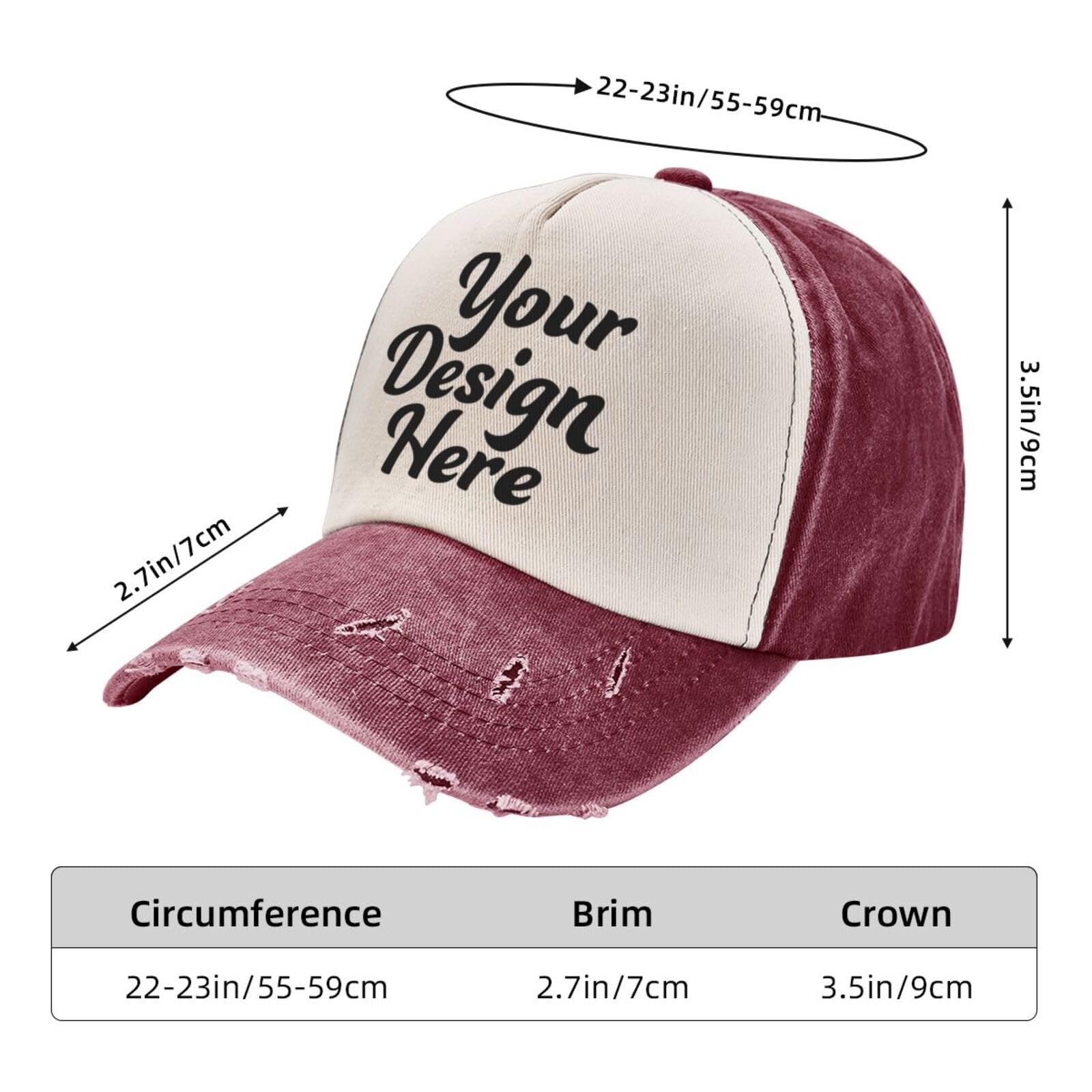 Generic Custom Denim Cap fabric close-up highlighting durable cotton denim texture
