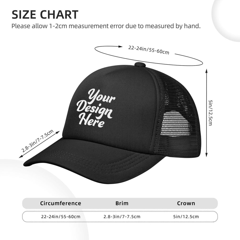 Generic Custom Hats adjustable cap offers flexible fit for men and women