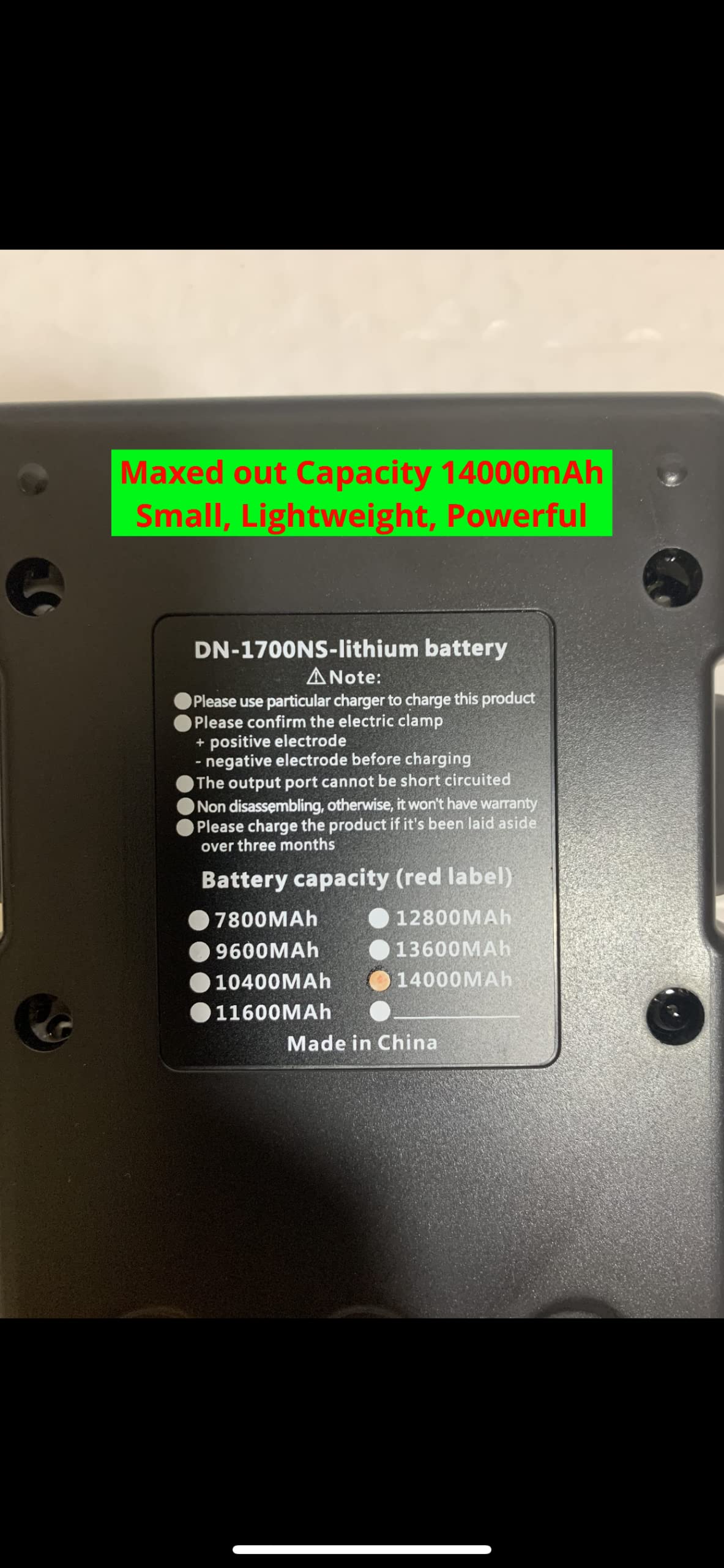 Generic DN-1700NS top view emphasizes secure ports and portable form.
