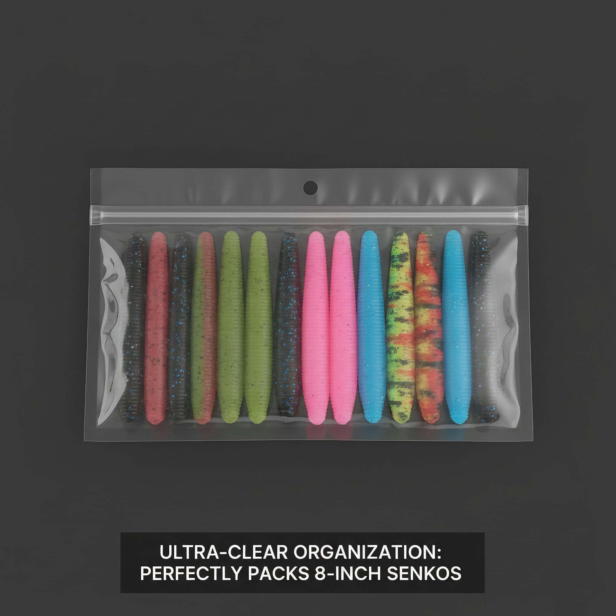 Generic double-sealed edges reinforce durability and leak resistance during rugged fishing trips.