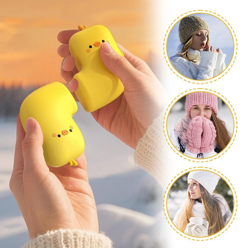 Generic duck hand warmers USB rechargeable for convenient charging.