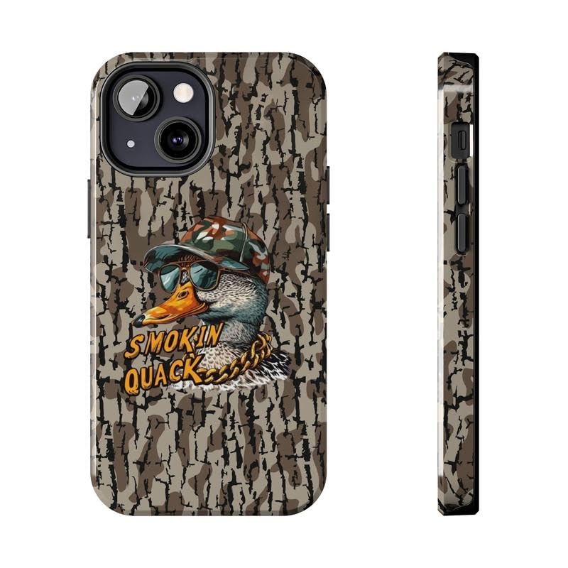 Generic duck hunting phone case handmade quality with careful detailing.