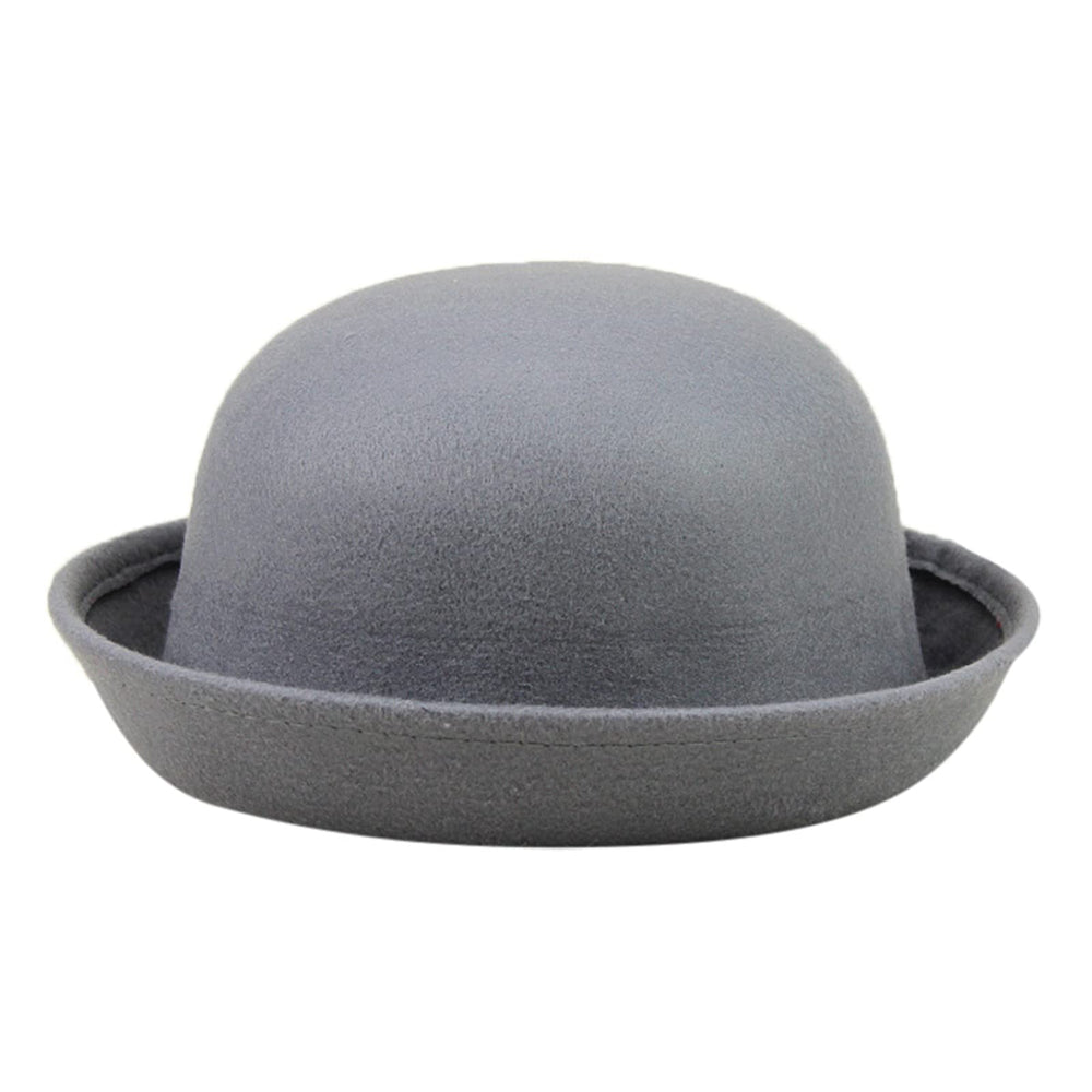 Generic Elegant Womens Roll-Up Brim Fedora Hat cover shot shows portable sun shading.