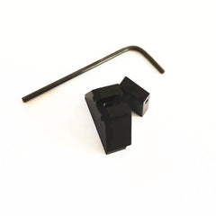 Generic fiber optic front sight for Glock G19 boosts fast aiming under diverse lighting