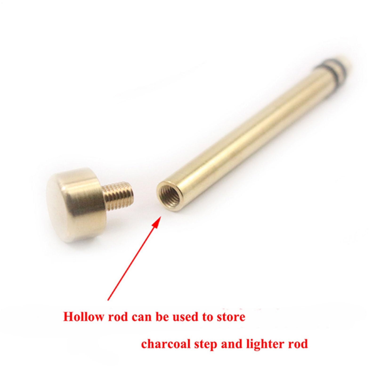 Generic Fire Starter Tube piston action in motion illustrates controlled ignition.