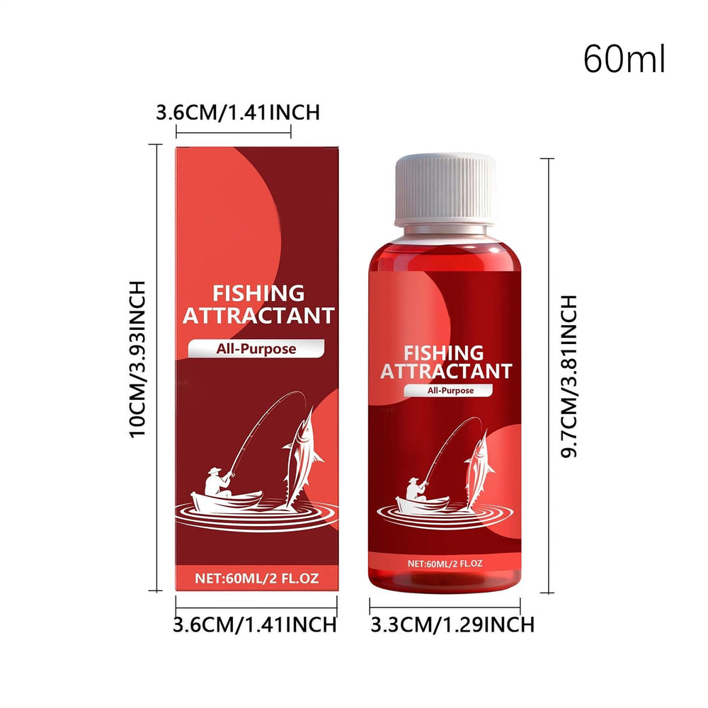 Generic Fish Attractant compact-packaging emphasizes portability for anglers on the go.