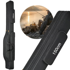 Generic fishing pole case offers large capacity for 4ft and 5ft gear