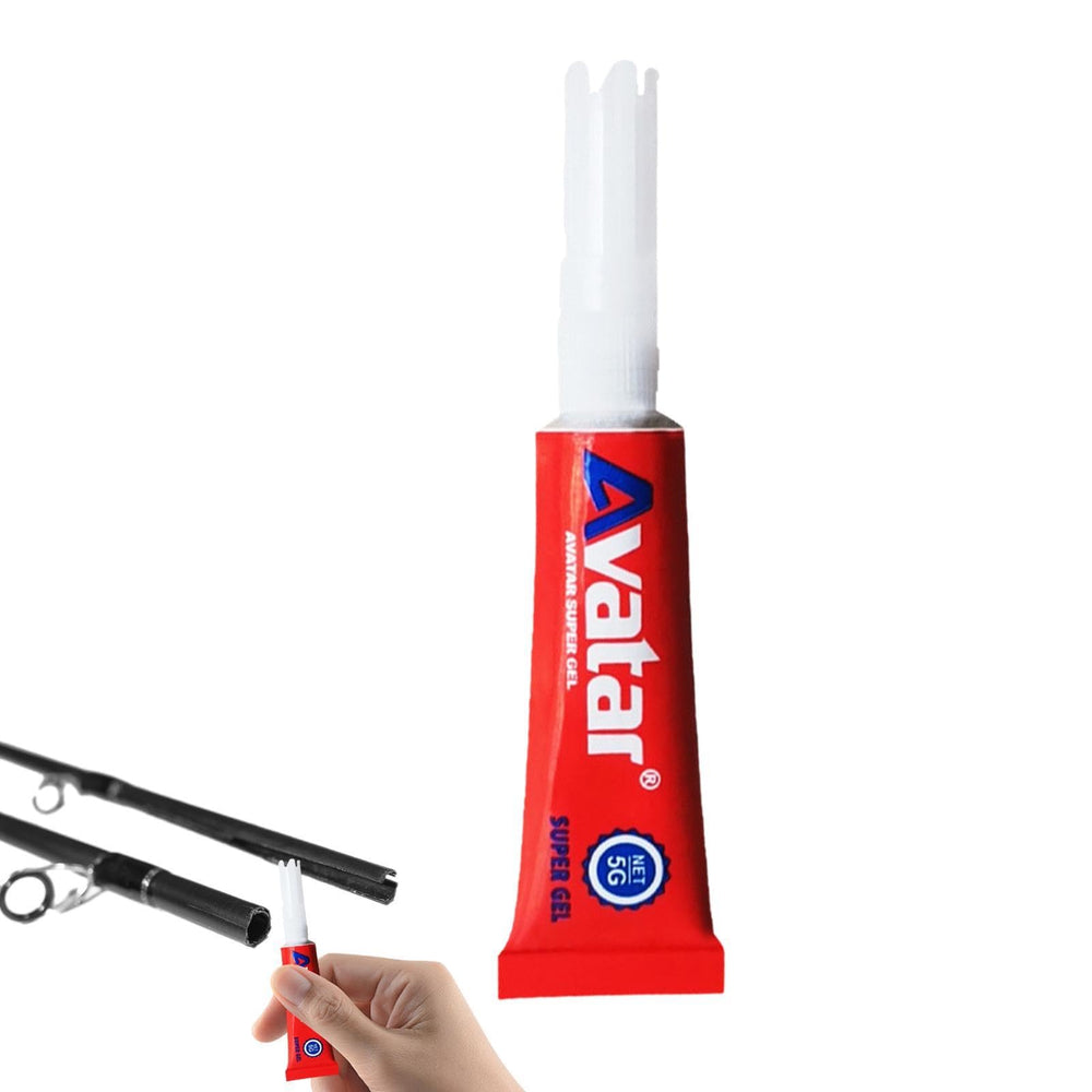 Generic Fishing Pole Glue rope reinforcement strengthens joints.