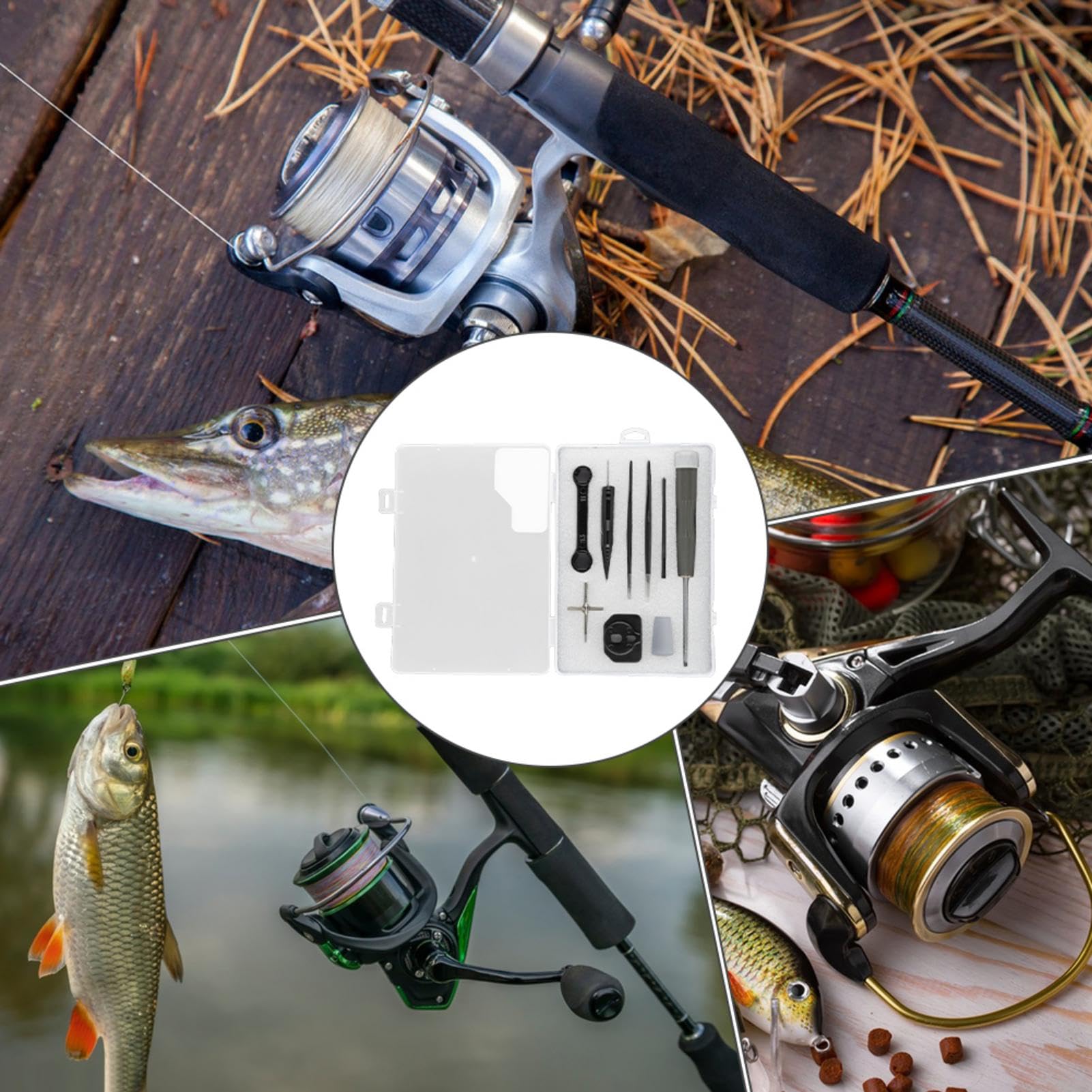 Generic Fishing Reel Maintenance Kit wear-resistant material highlights long life.