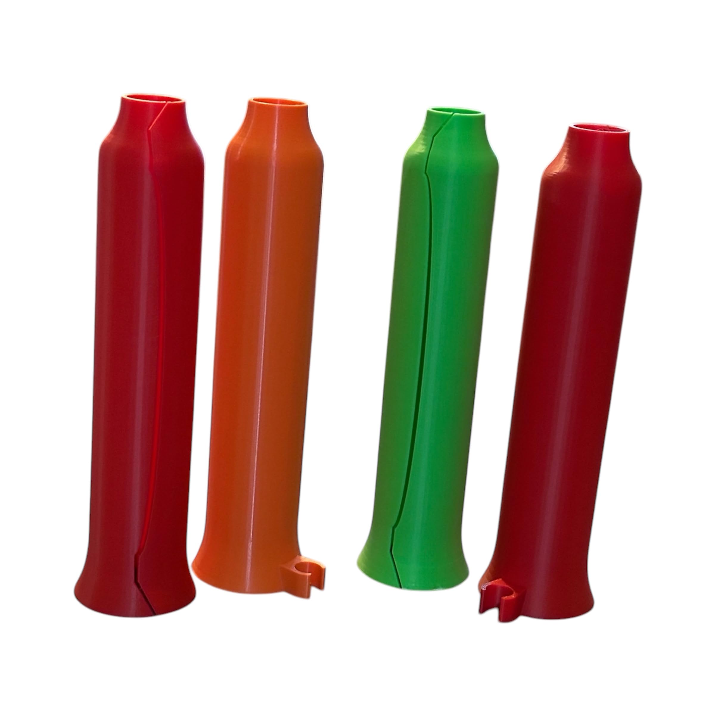 Generic orange cover close-up on hooks area prevents accidental snags