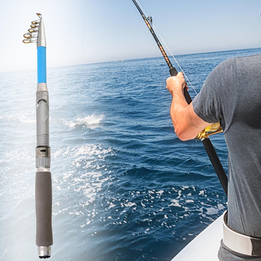 Generic Fishing Rod: sensitive tip with quick action for better bite detection.