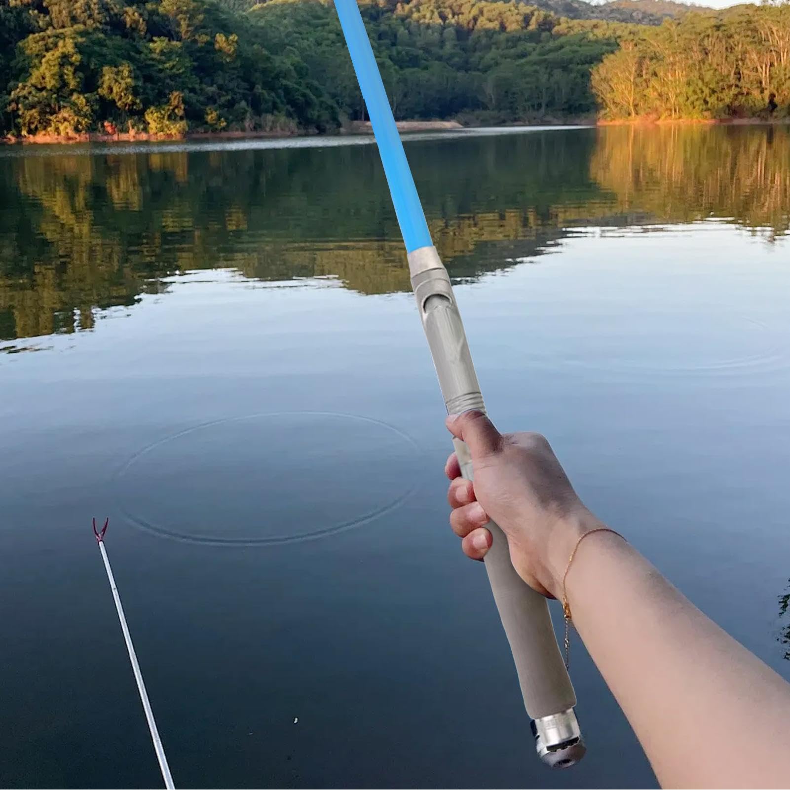 Generic Fishing Rod: strong, durable build resists deformation for lasting use.