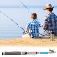 Generic Fishing Rod: telescopic extendable, easy to adjust on the water.