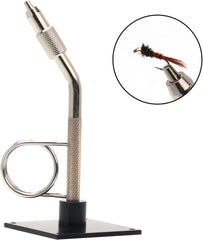 Generic Fly Tying Vise clamp on surface enables steady tying.