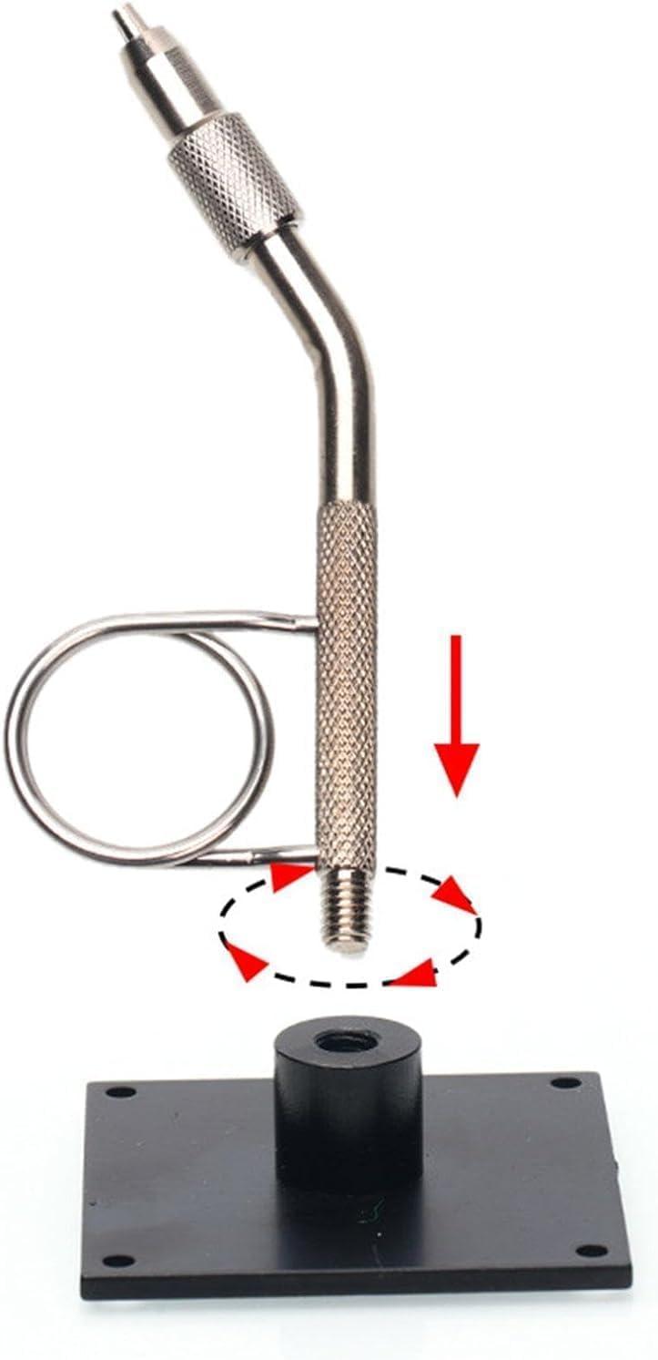 Generic Fly Tying Vise close-up in steel construction for durability.