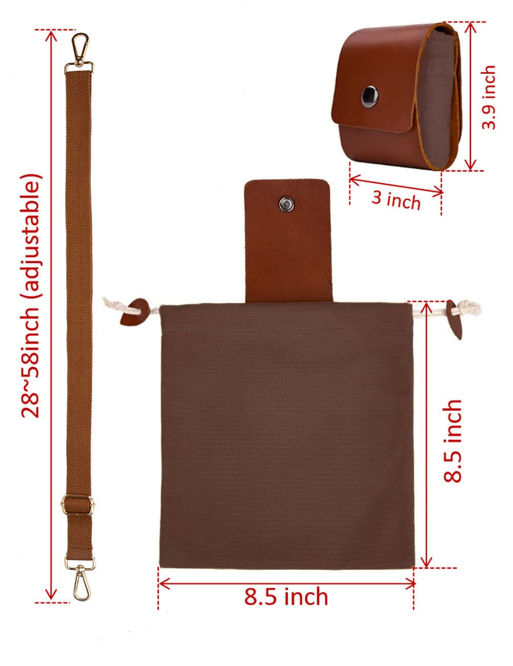 Generic Foraging Bag canvas material showing durability on trails and beach