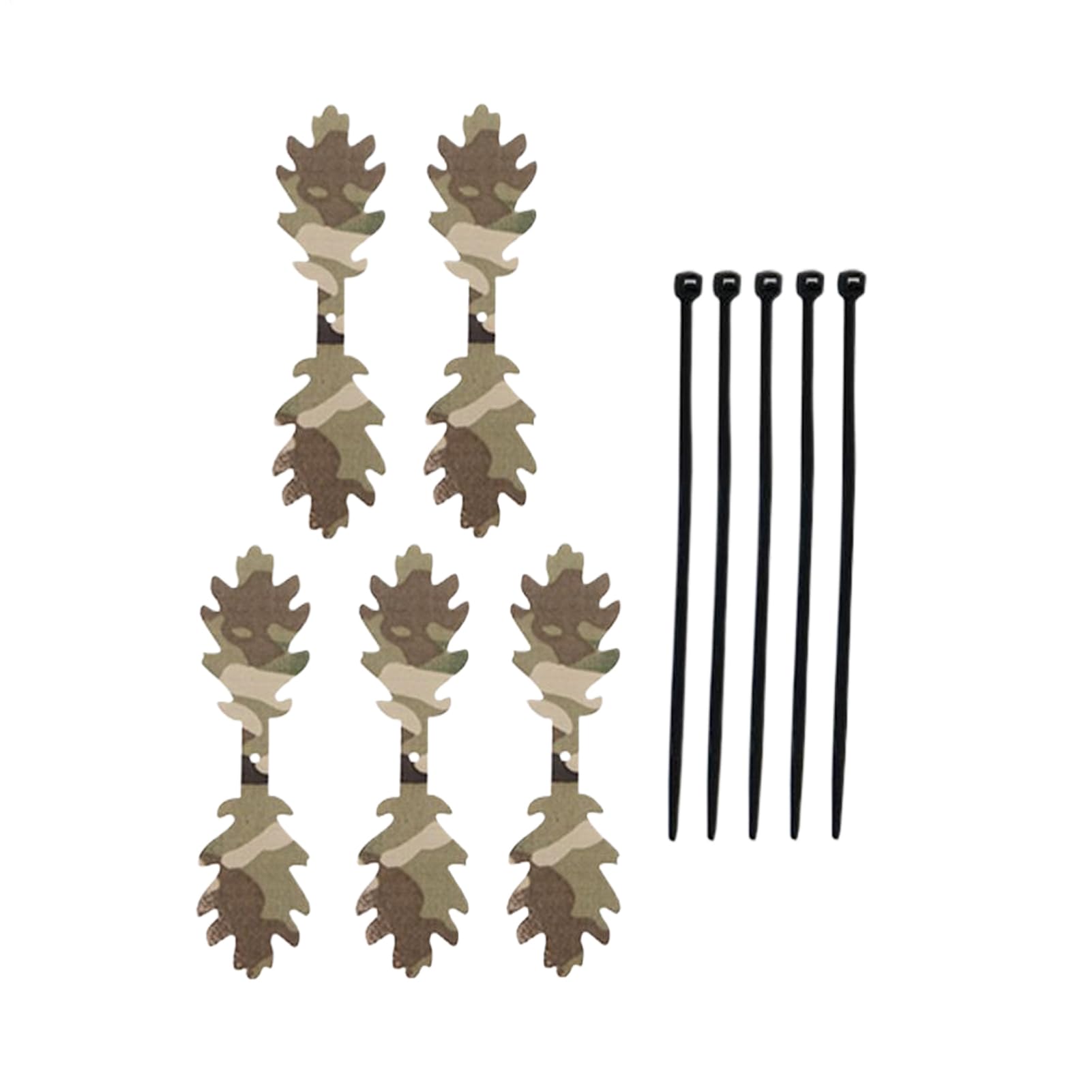 Generic forest-tone camouflage strip emphasizes authentic foliage blending for hunting or airsoft.