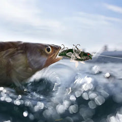 Generic freshwater lure with rotating spins propeller for enhanced action.